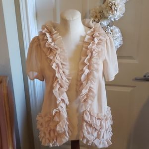 Beautiful ruffled top